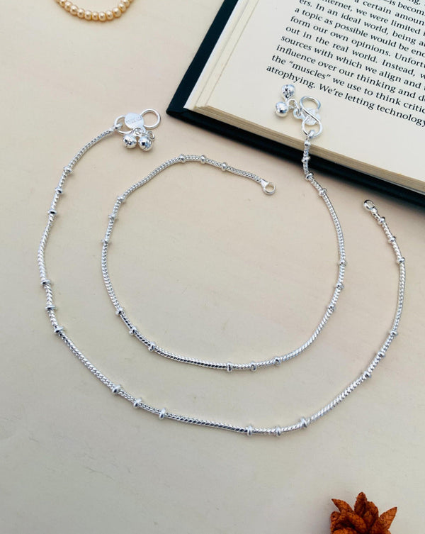 High Quality Silver Plated Anklet